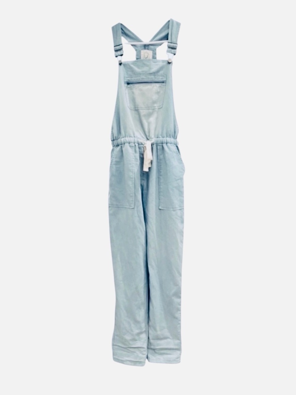 F.FAWN True Style Lightweight Cinched Waist Denim Jumpsuit NWOT